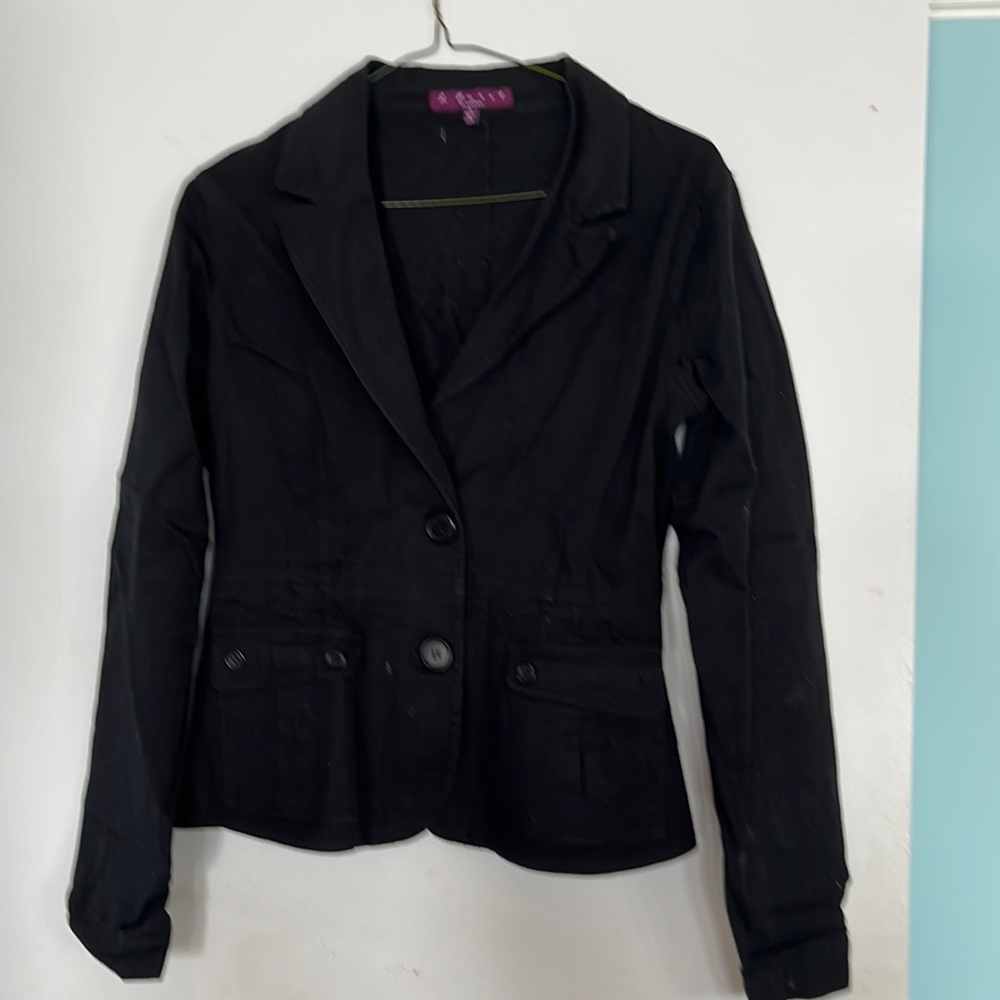 L Furst blazer- black - excellent condition- size 4